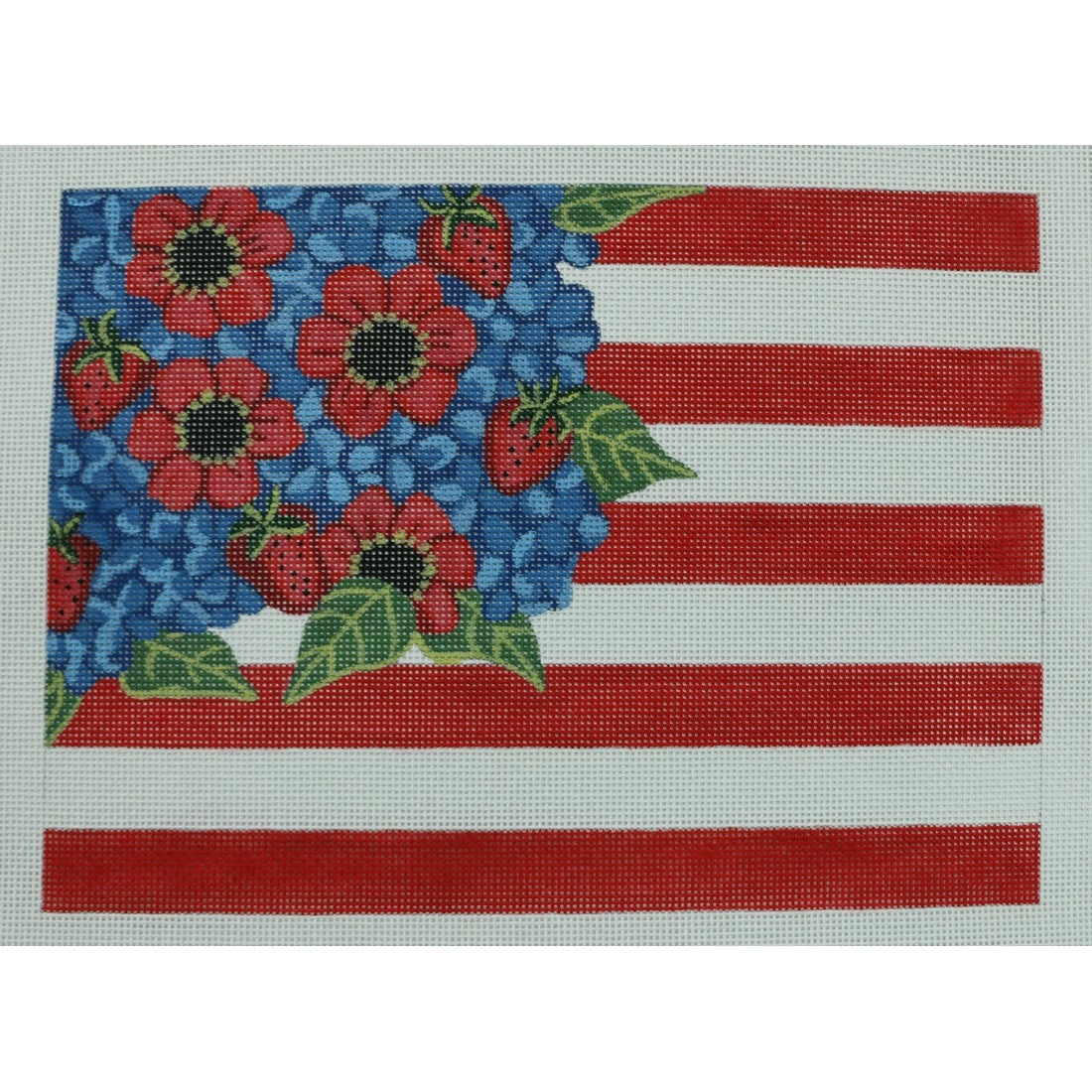 Floral US Flag, Large