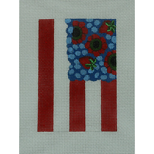 Floral US Flag, Small