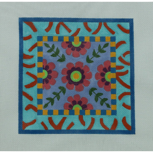 Pink Floral with Borders