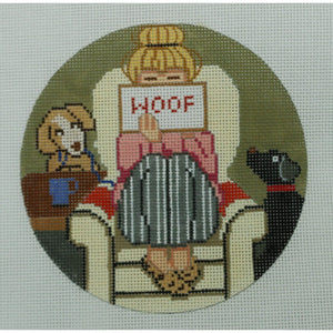 Stitching Girl, Dog Round