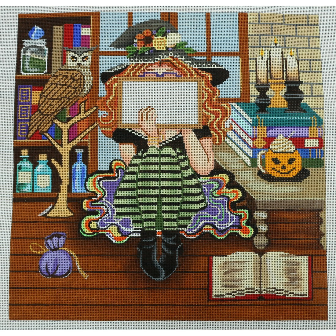 Halloween Stitching Girl