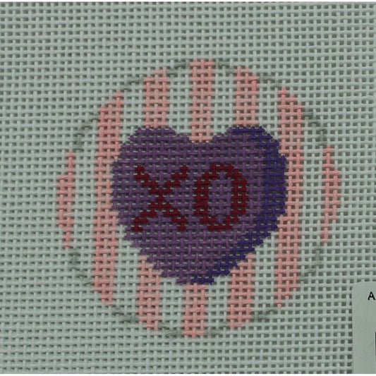 Candy Heart Bag Tag