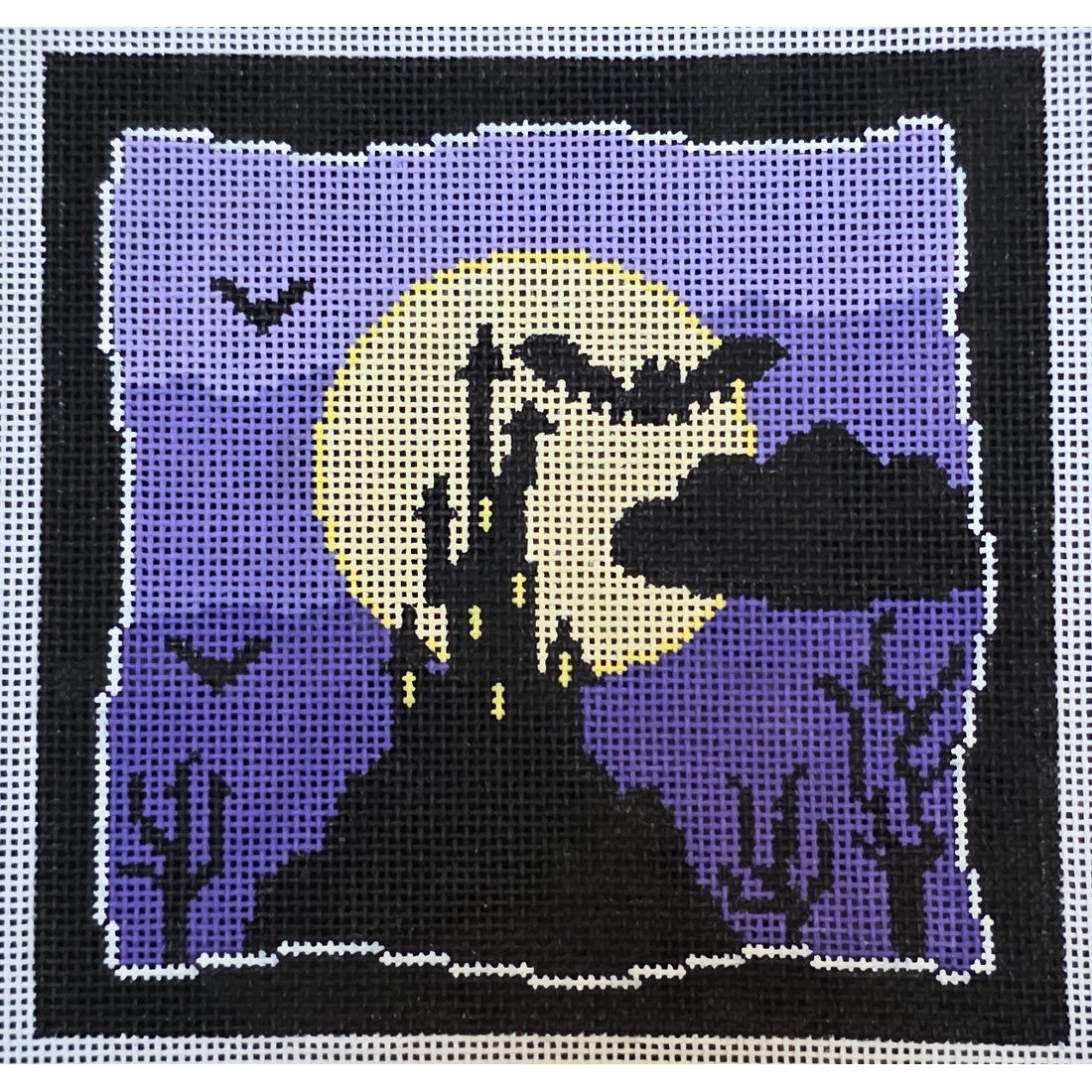 Purple with Haunted House