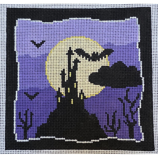 Purple with Haunted House