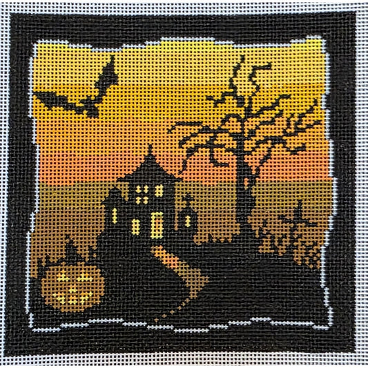 Orange with Jack-o-lantern