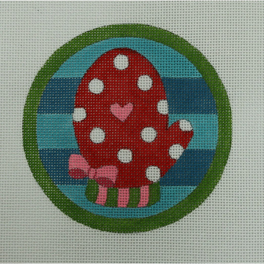 Polka Dot Mitten