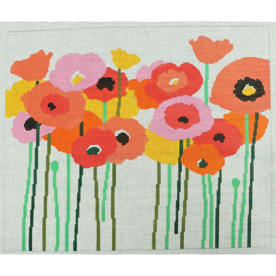 Poppies pink & orange