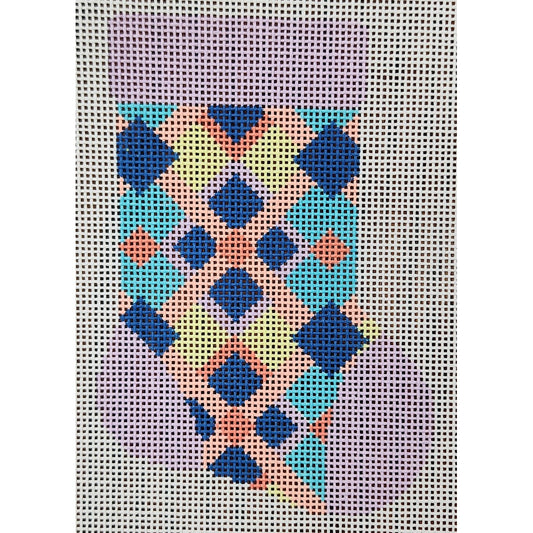 Lavender/Blue Mini Sock