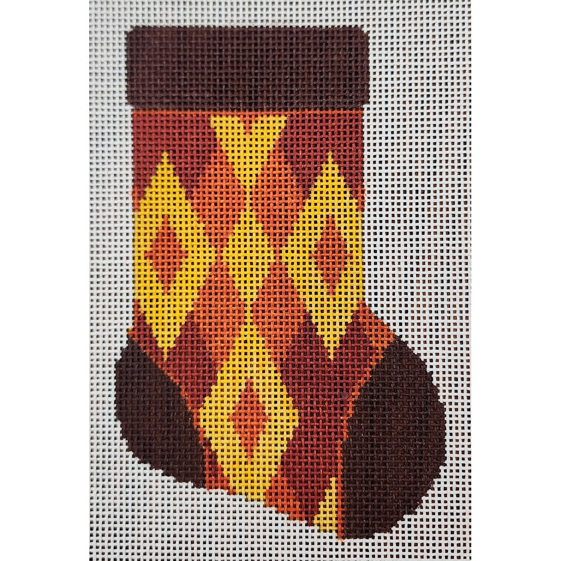 Rust/Gold/Burgundy Mini Sock