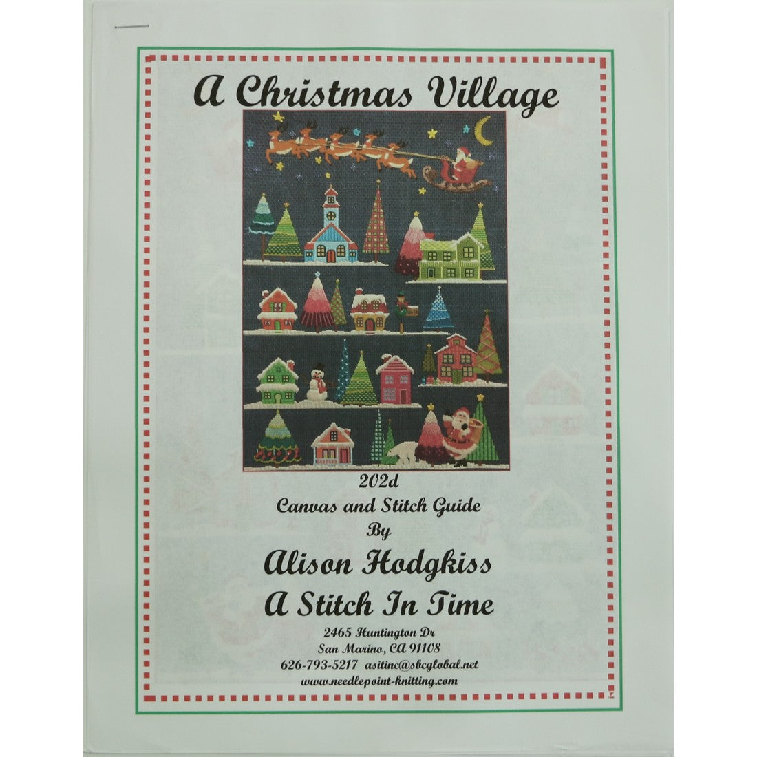 Pink House Stitch Guide