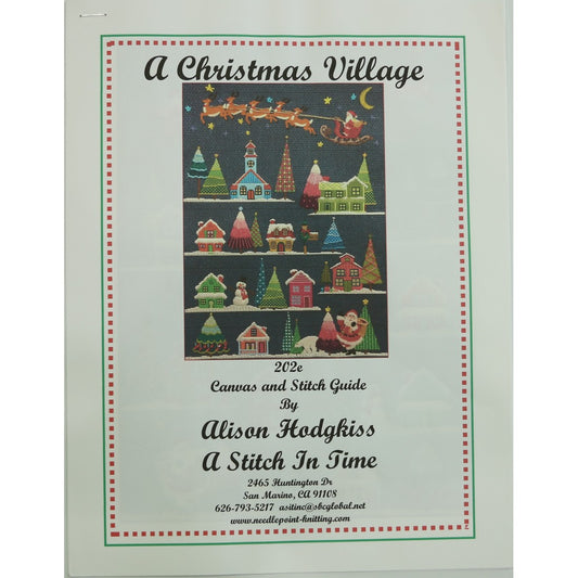 Coral House/Pink Tree Stitch Guide