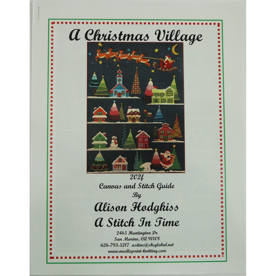 Green House Stitch Guide