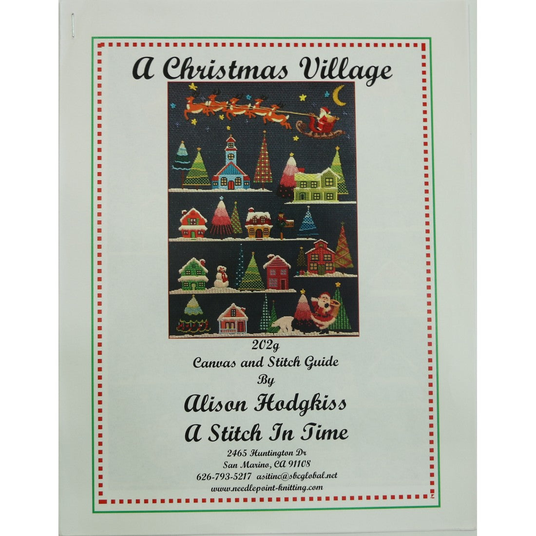 Blue Church Stitch Guide