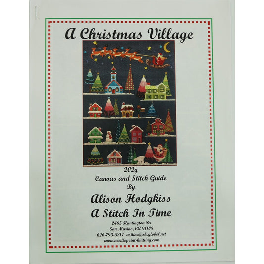 Blue Church Stitch Guide