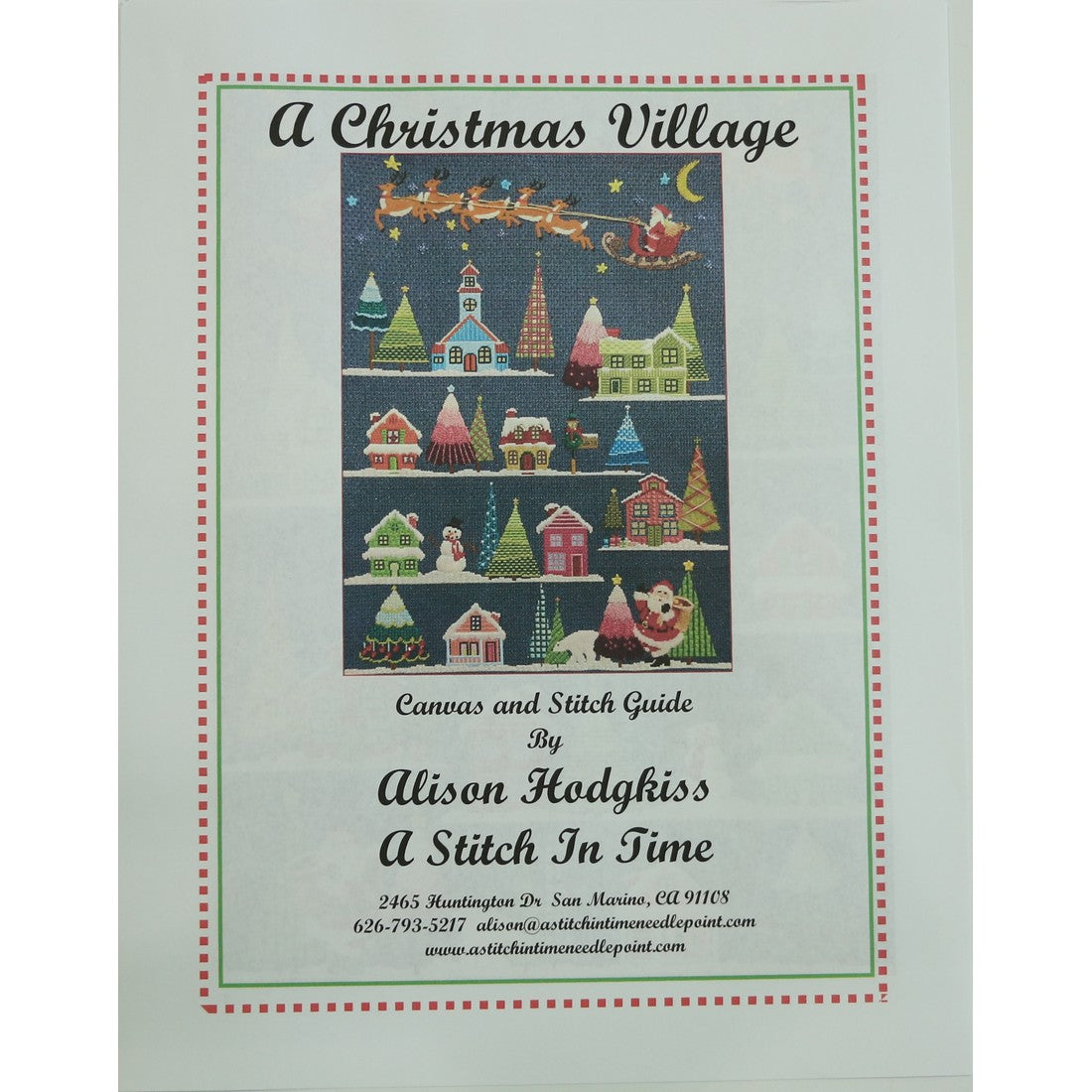 Christmas Village Stitch Guide
