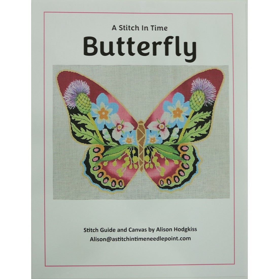Thistle Butterfly Stitch Guide