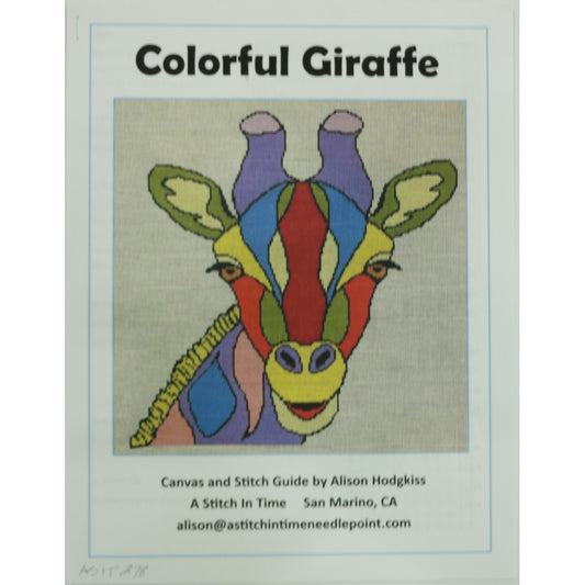 Colorful Giraffe Stitch Guide