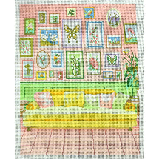 Pink Gallery Wall