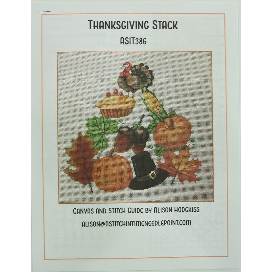 Thanksgiving Stack Stitch Guide