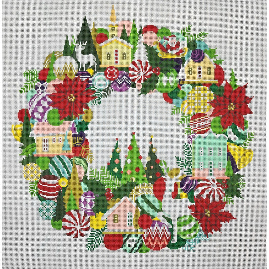 Christmas Wreath, 13 mesh