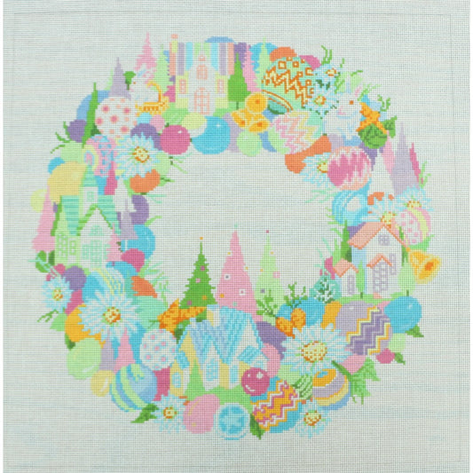 Easter Wreath, 18 mesh