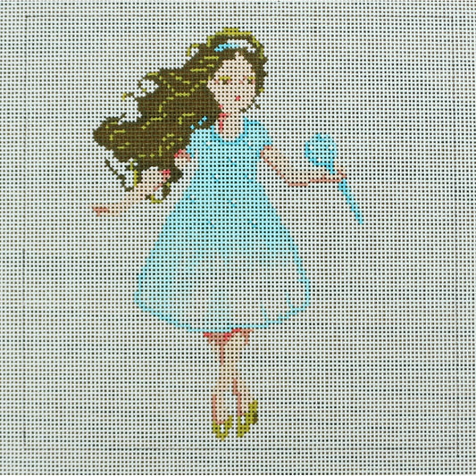 Girl in a Blue Dress