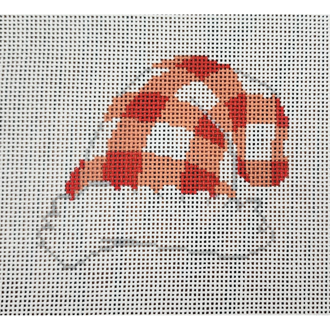 Red Gingham Cap, 13 mesh