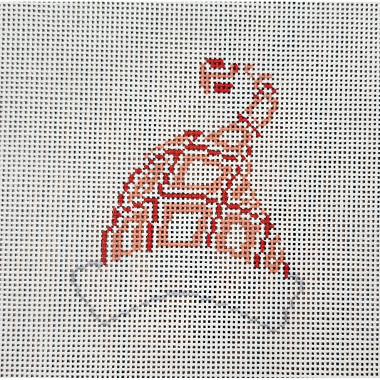 Rose Squares Cap, 13 mesh