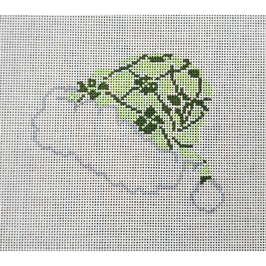 Green Plaid Cap, 18 mesh