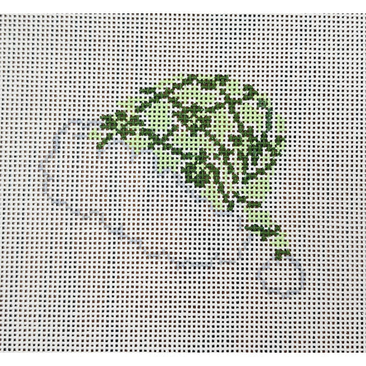 Green Plaid Cap, 13 mesh