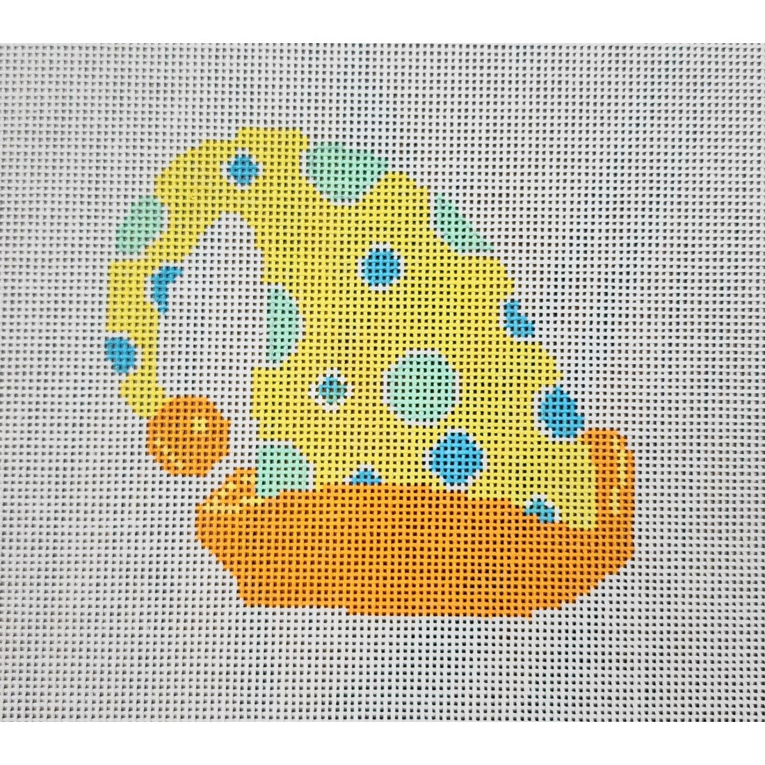 Blue Teal Dots Cap, 18 mesh