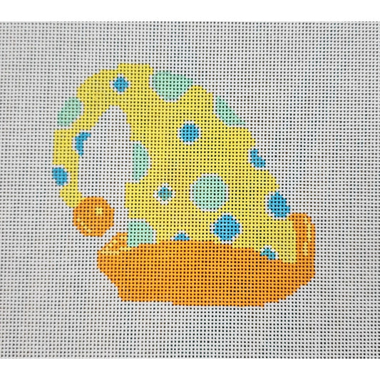 Blue Teal Dots Cap, 18 mesh