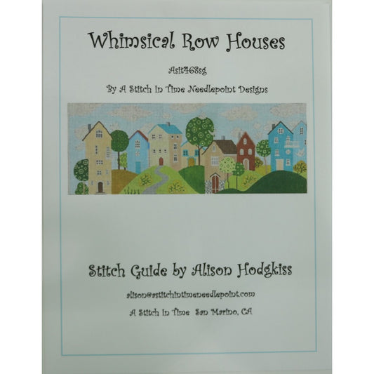 Whimsical Row Houses Stitch Guide