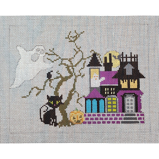 Color House w/ Cat & Tree