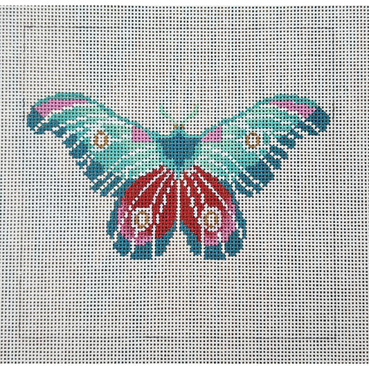 Teal & Rose Butterfly