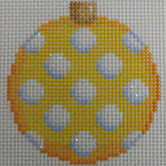White Dots on Yellow Round