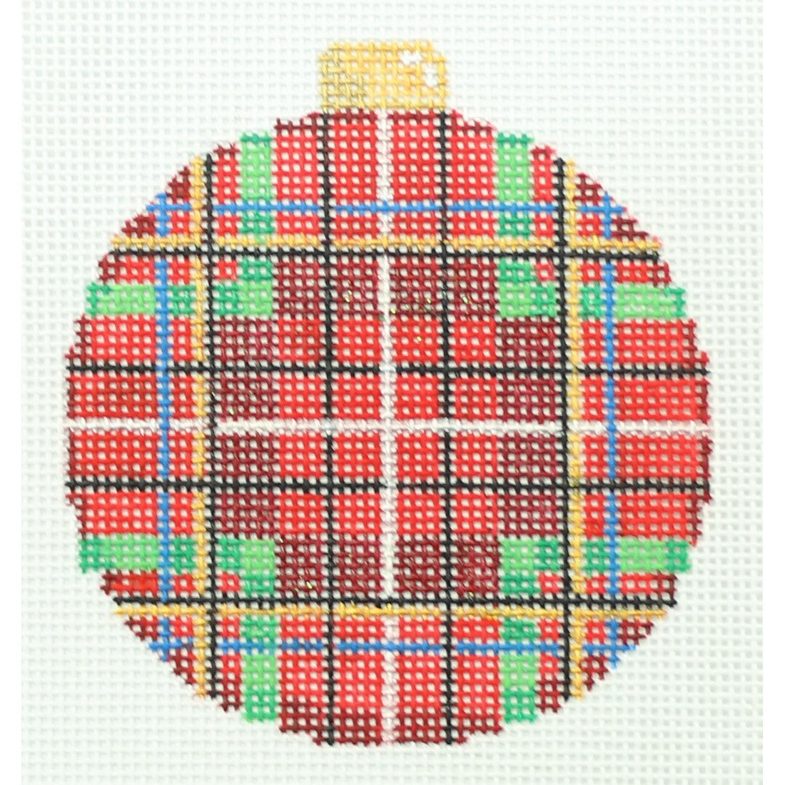Plaid Ornament