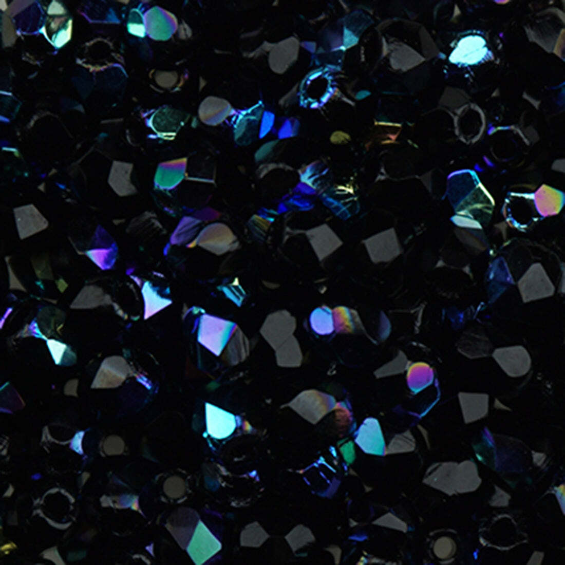 BDS-FP100 Jet Black Boho Beads