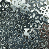 BDS-SQ098 Silver Snowflake Sequins