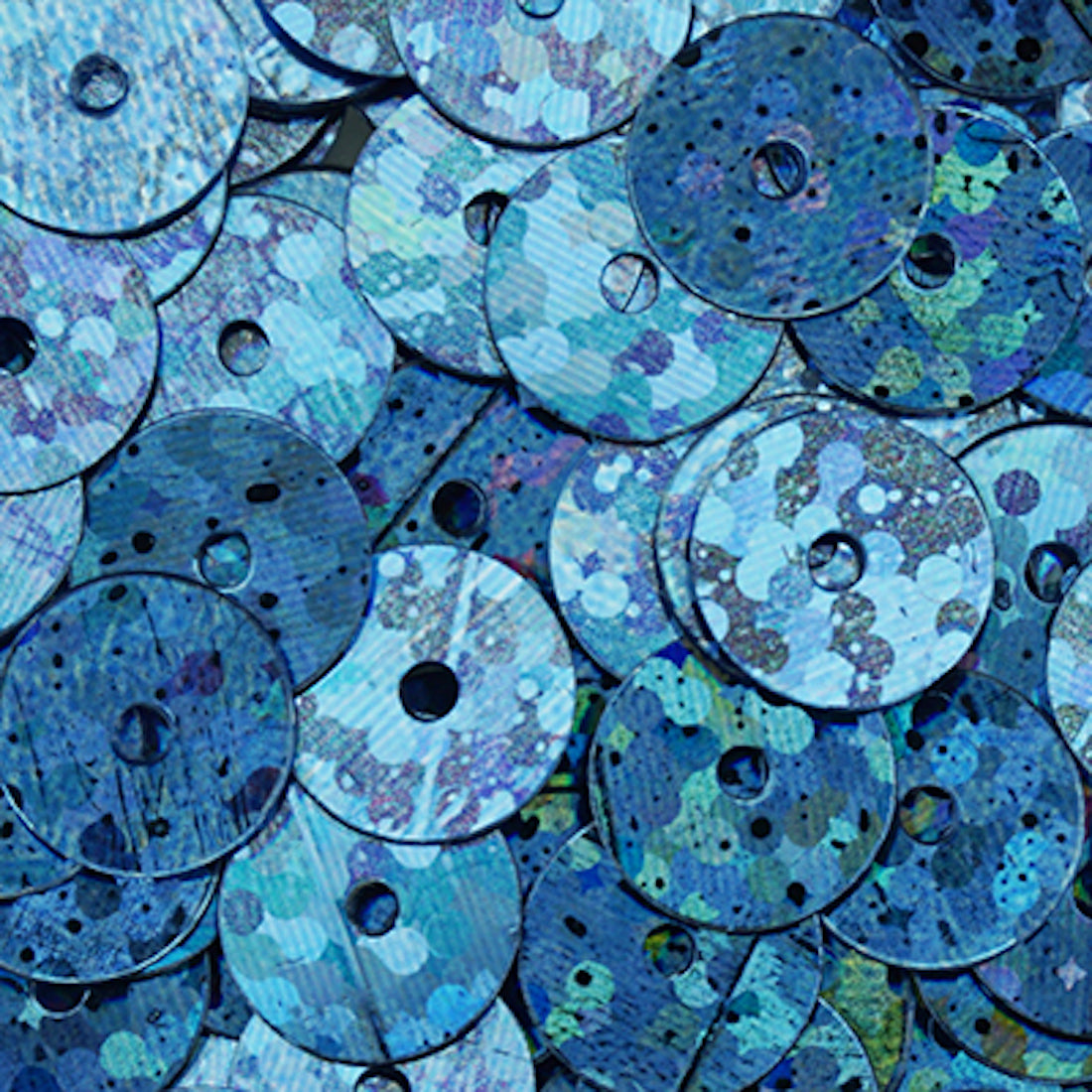 BDS-SQ127a Ocean Blue Shimmer Sequins