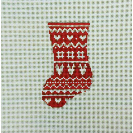Mini Red Sweater Stocking