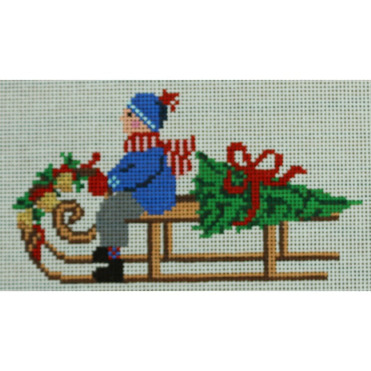 Festive Sled - Boy