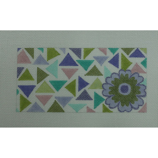 Periwinkle & Peridot Flower Geo