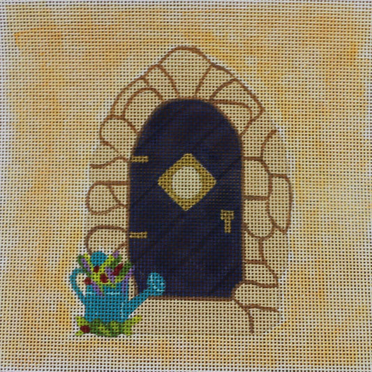 Fairie Door w/ Watering Can