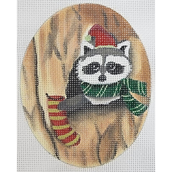 Raccoon with Scarf