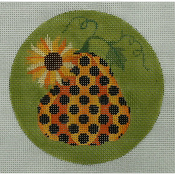 Orange Pumpkin with Dots