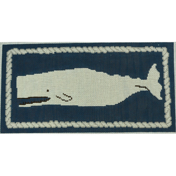 Whale w/rope border