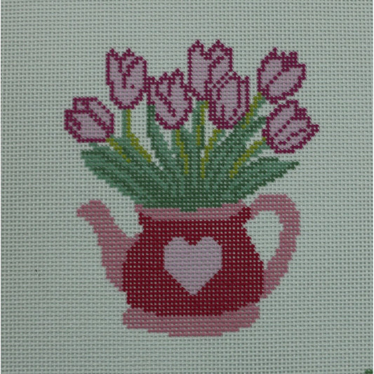 Floral Heart Teapot