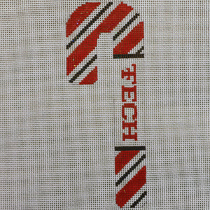 Texas Tech Candy Cane