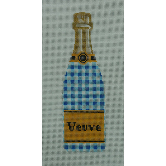 Blue Gingham Champagne